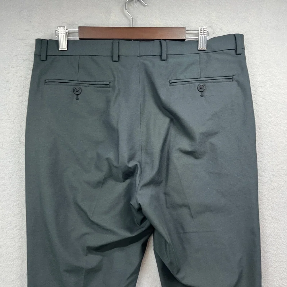 Calvin Klein Trousers Mens 34x32 Slim Gray Stretch Performance Tech Golf Modern